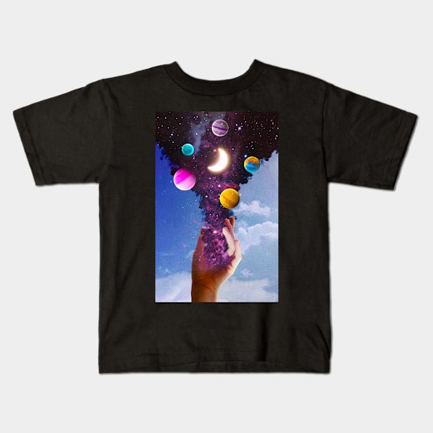 All In The Stars Kids T-Shirt by SeamlessOo